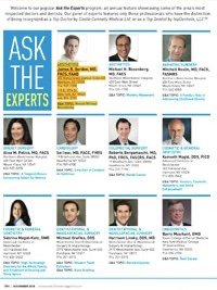 ask the experts magazine featuring dr. James Gordon