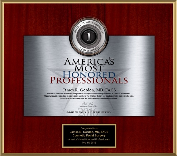 dr. james r. gordon 2016 most honored professionals award