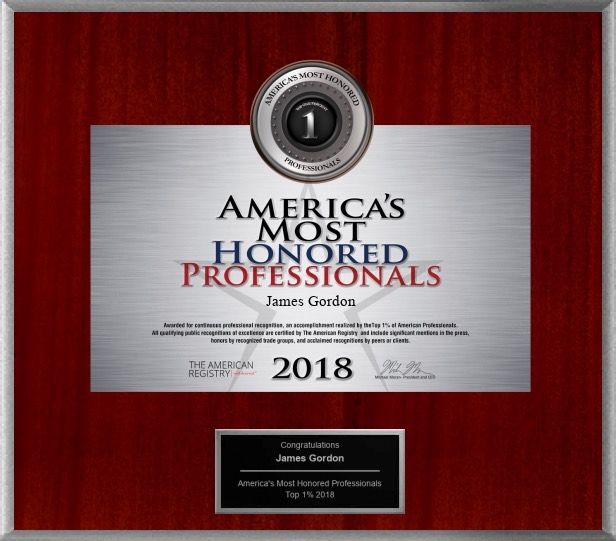 americas most honored professionals of 2019 featuring james gordon