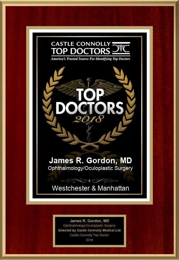 2018 castle connolly top doctor award for james gordon in westchester and manhattan