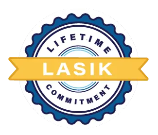 Lasik Lifetime Commitment Logo