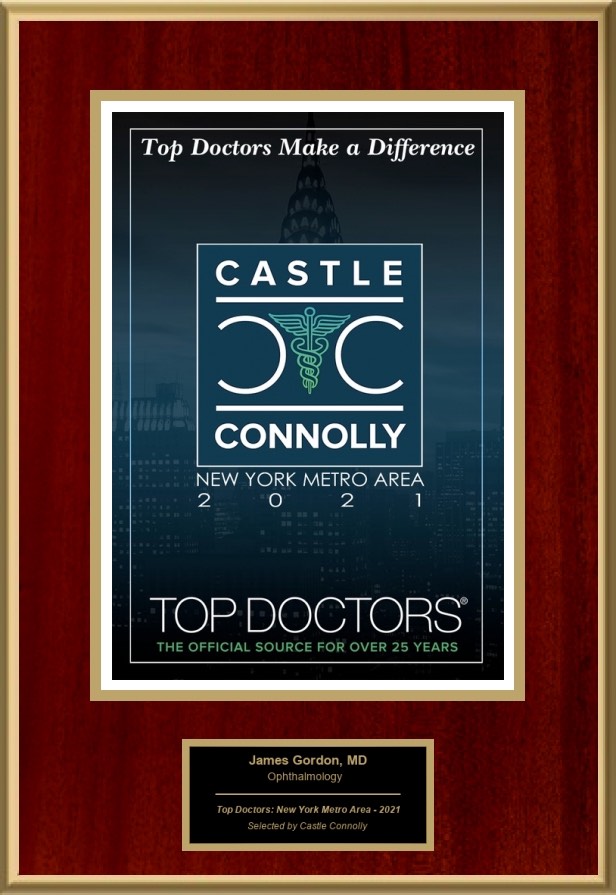 2021 castle connolly top doctors award for james r. gordon