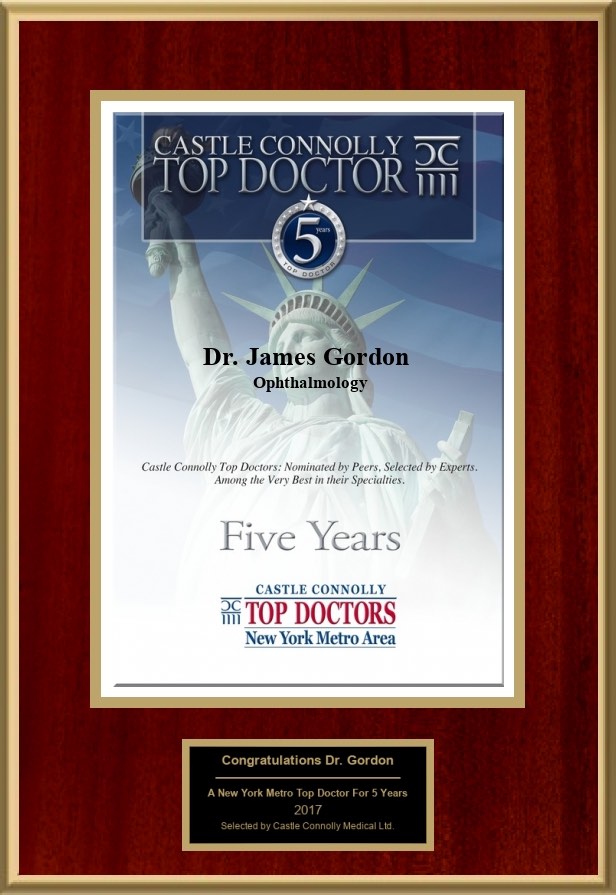 top doctors 2017 award from castle connolly 5 years in a row