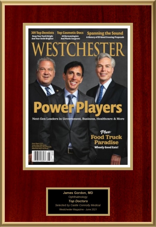 westchester magazine top doctor award for james gordon