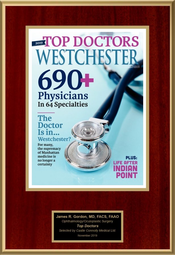 top doctors of westchester award for james gordon