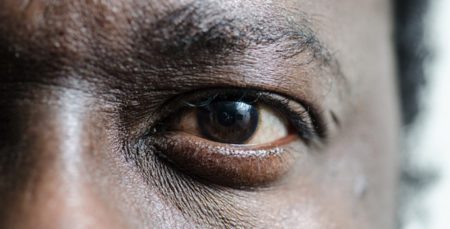 Close up of a man's eye