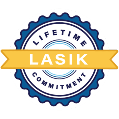 Lifetime Lasik Commitment Badge
