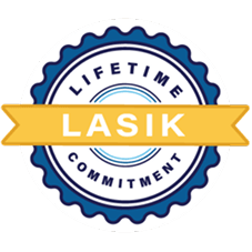 Lifetime Lasik Commitment Badge