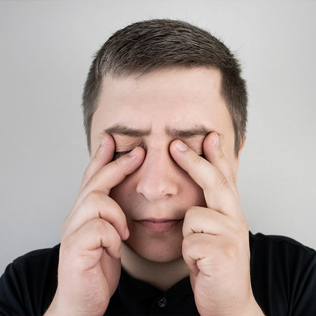 A-man-suffers-from-pain-in-the-eye.-Patient-with-ophthalmic-disease,-uveitis,-optic-neuritis,-conjunctivitis,-or-eye-injury