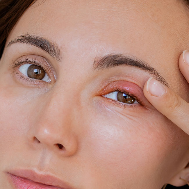 Close-up-female-patient's-infected-eye.-The-brown-eyed-woman-staring-at-the-camera-has-an-external-stye-bacterial-infection3