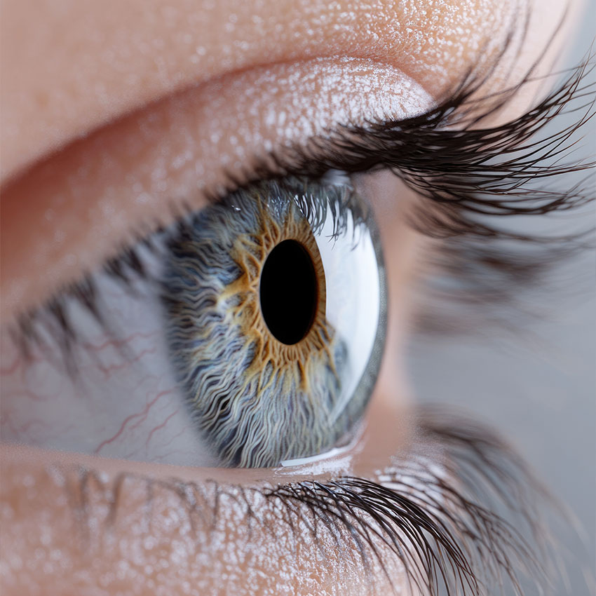 Closeup of eye